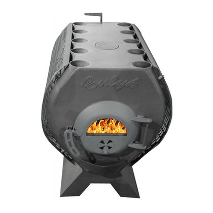 Отопительная печь Березка BulyK 100 Плюс, с боковыми экранами в Калининграде